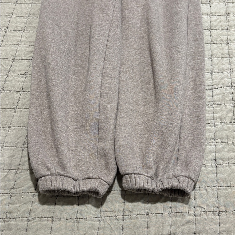 AE Everyday Luxe Hoodie Sweat Shirt & Pants Jogger Set in Light Brown Size XS - Picture 10 of 13